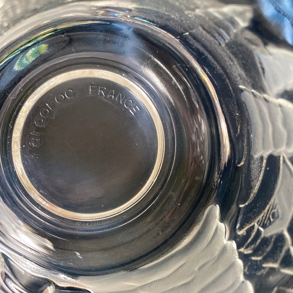 2 Glass Holiday Mugs Arcoroc FRANCE Vintage Christmas Hot Coco Cups Winter Scene - Picture 9 of 9